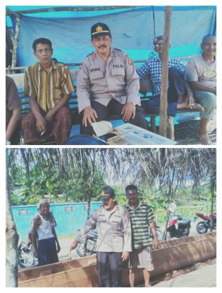 Cooling System Kapolsek Kuantan Hilir ke Tempat Pembuatan Jalur Masyarakat Desa Koto Rajo Kecamatan 